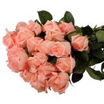 Голландские розы нежно-розового цвета 