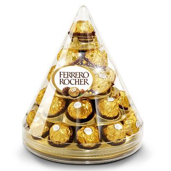 Подарки в дополнение к цветам / Конфеты / Конфеты Ferrero rocher в виде конуса